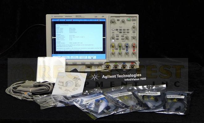 Agilent MSO7104A Mixed Signal Oscilloscope w/ 4 Passive Probes